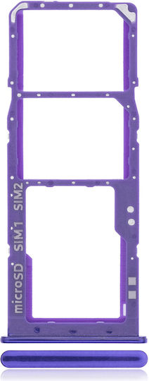 Dual Sim Card Tray Samsung Galaxy A30s A307 2019 Violet