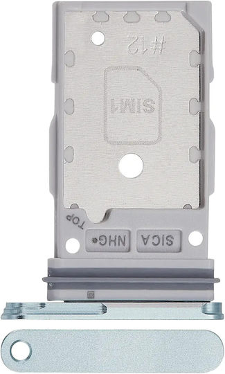 Dual SIM-Kartenhalter Samsung Galaxy S25 S25 Plus Premium Minzgrün