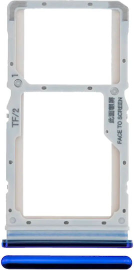 Sim Card Tray Xiaomi Redmi Note 8 Pro Blue