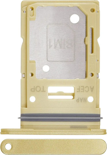 Single Sim Card Tray Samsung Galaxy A35 5g A356 2024 Premium Lemon