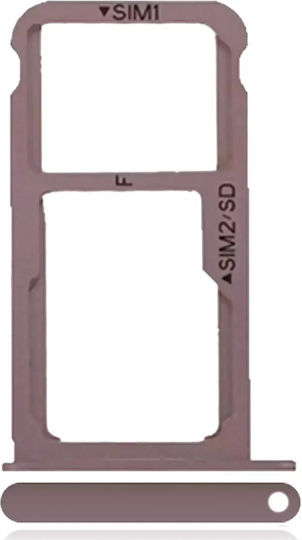 Sim Card Tray Huawei P9 Rose Gold Red