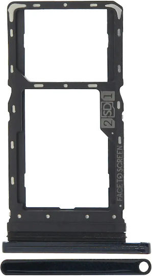 Dual Sim Card Tray Motorola Moto G8 Play Xt2015 2019 Black Onyx