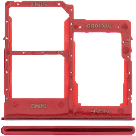 Dual Sim Card Tray Samsung Galaxy A40 A405 2019 Red