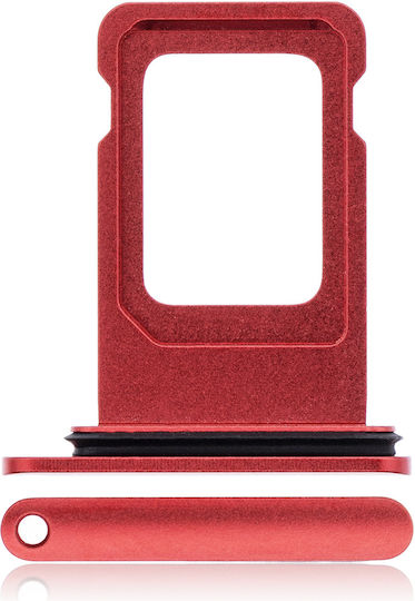 Single Sim Card Tray Iphone Xr Red