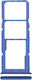 Dual Sim Kartenhalter Samsung Galaxy A21s A217 2020 Blau