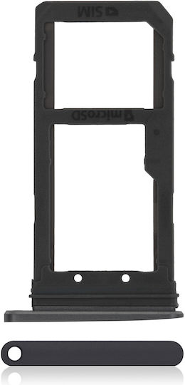 Einzel-SIM-Kartenhalter Samsung Galaxy S7 Schwarz Onyx