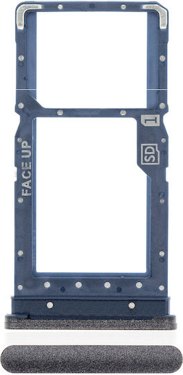 Sim-Kartenfach Motorola Moto G Play Xt2093 2021 Echtes Oem Blitz Grau