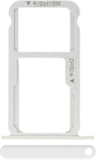Sim Card Tray Huawei Honor 8 Moonlight Silver