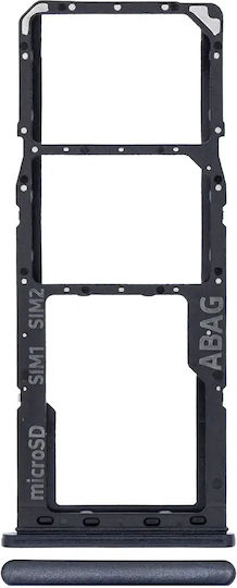 Dual SIM Kartenhalter Samsung Galaxy A21s A217 2020 Schwarz