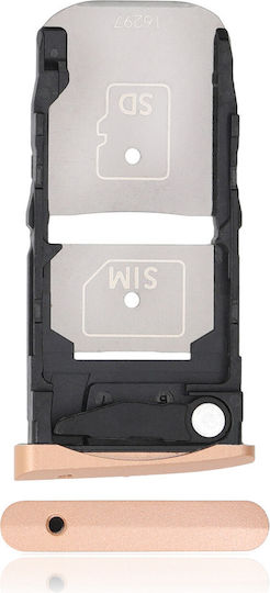 Sim Card Tray Motorola Moto Z Xt1650 2016 Rose Gold