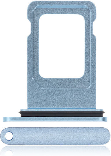 Single Sim Card Tray Iphone Xr Blue