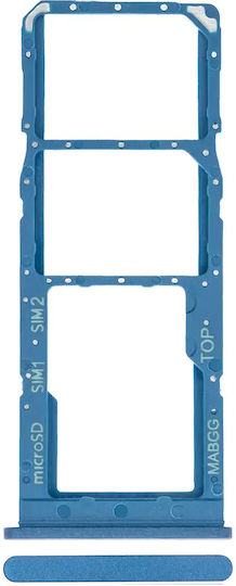 Двойна SIM/SD База Samsung Galaxy A12 A125 2020 Синя