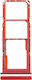 Dual Sim Card Tray Samsung Galaxy A21s A217 2020 Red