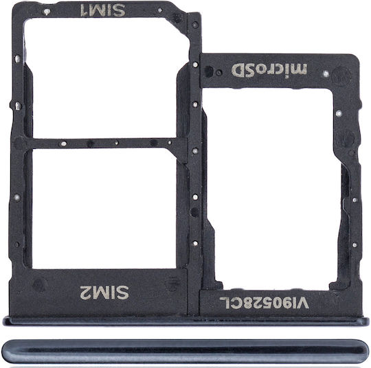 Dual Sim Card Tray Samsung Galaxy A40 A405 2019 Black