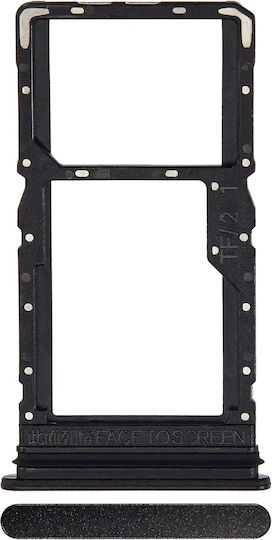 Sim Card Tray Xiaomi Redmi 12 4g Midnight Black