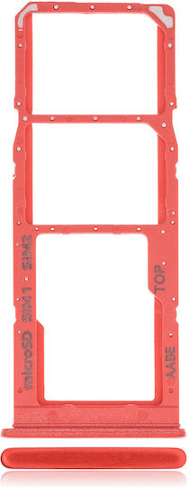 Dual SIM Kartenhalter Samsung Galaxy A02 A022 2020 Rote