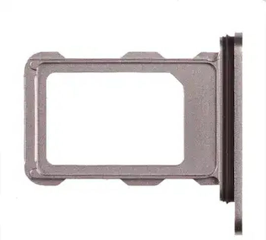 Einzelne SIM/SD-Kartenhalter Für iPhone 16 Pro 16 Pro Max Echtes OEM Weiß Titanium