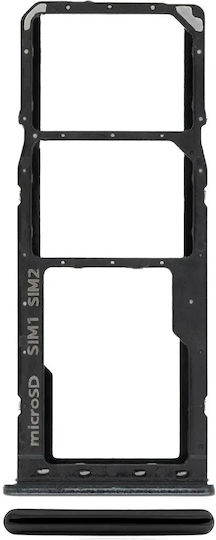 Tavă Duală SIM Samsung Galaxy A20 A205 2019 A30 A305 2019 A50 A505 2019 Neagră