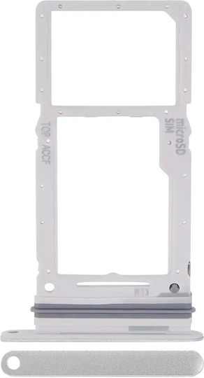 Einzelne SIM-Kartenhalter Samsung Galaxy A33 5G A336 2022 Weiß