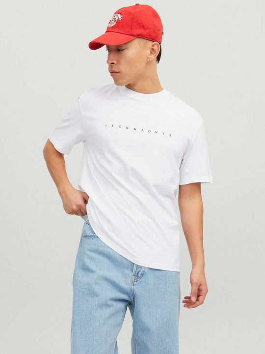 Jack & Jones Тениска с къс ръкав Бяла