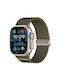 Apple Watch 42 44 45 46 49mm Xdfind Αλεξίπτωτο Λουράκι Ελαστικό Νάιλον Χαρακτηριστικό Πράσινο