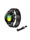 Microcenter Collection Stainless Steel Amazfit Bip 6 46mm + Εργαλείο Ρύθμισης Black