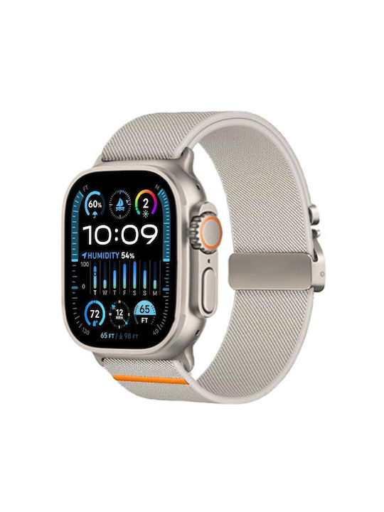 Apple Watch 42 44 45 46 49mm xDfind Tragbare Bänder Elastisches Nylon Starlight Apple Watch 42 44 45 46 49mm xDfind Tragbare Bänder Elastisches Nylon Starlight