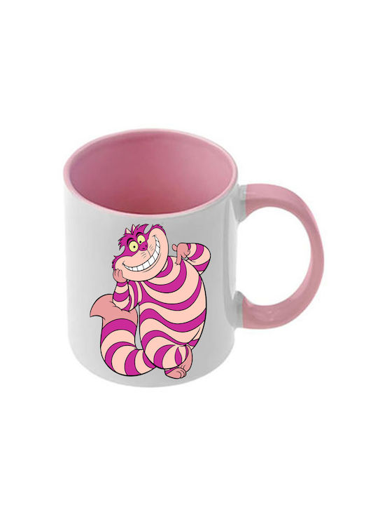 Tasse Alice Rosa Mit Griff und Innerem