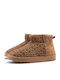Wildleder Stiefeletten Damen Beige
