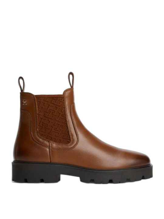 Tommy Hilfiger Ghete Chelsea de damă din piele ...