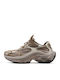 Women's Chunky Sneakers Ecru Beige Purple