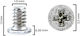 Internal Screw Set M1.0×1.2×2.2d×0.30t Iphone 12 Pro Max Service Pack Silver 30 Pack