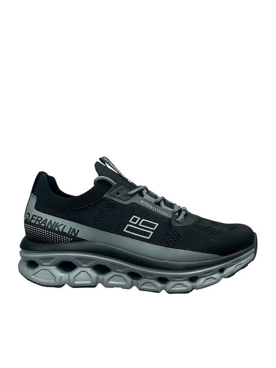 Adidași pentru bărbați Black / Grey AN-03375-1-7