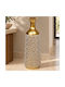 Keskor Decorative Floor Vase Metallic Gold 20x20xH61cm
