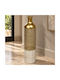 Keskor Decorative Floor Vase Metallic Gold Diameter 16xHeight 67cm