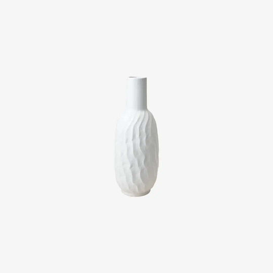 Phos & Gaia Decorative Ceramic Vase Cocos White H38cm