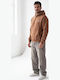 Hooded Brown Sweatshirt