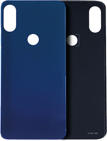 Back Cover Glass Motorola One Xt1941 2018 Moto P30 Xt1943 2018 Blue