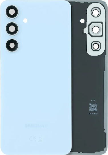 Back Cover Glas Kameraobjektiv Samsung Galaxy S24 Fe Service Pack Blau