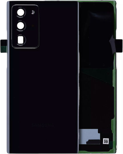 Back Cover Glass Camera Lens Samsung Galaxy Note 20 Ultra Service Pack Mystic Black