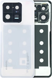 Back Cover Glass Xiaomi 13 Pro Service Pack Ceramic White Back Cover Glass Xiaomi 13 Pro Service Pack Ceramic White