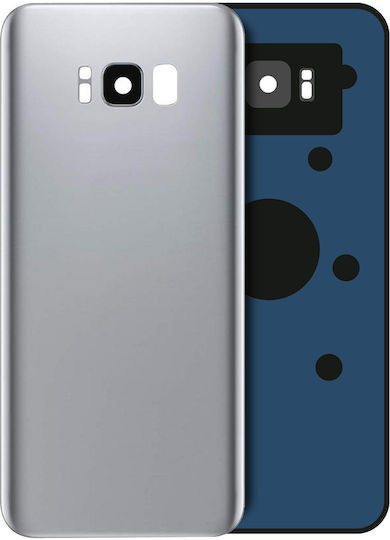 Back Cover Glass Camera Lens Samsung Galaxy S8 Service Pack Arctic Silver