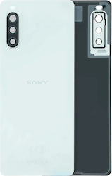 Back Cover Glass Camera Lens Sony Xperia 10 Ii Genuine White