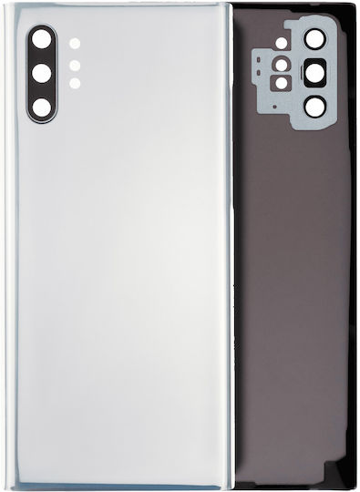 Задно Стъкло За Камера Samsung Galaxy Note 10 Plus 5G Без Лого Следпазарен Plus Aura Бял
