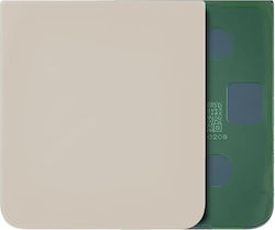 Sticlă Spate Inferioară Samsung Galaxy Z Flip 5 Service Pack Crem Sticlă Spate Inferioară Samsung Galaxy Z Flip 5 Service Pack Crem