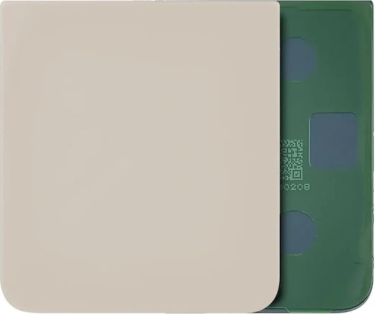 Задно Стъклено Капаче Samsung Galaxy Z Flip 5 Сервизен Комплект Крем