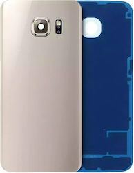 Back Cover Glass Kameraobjektiv Samsung Galaxy S6 Edge Service Pack Gold Back Cover Glass Kameraobjektiv Samsung Galaxy S6 Edge Service Pack Gold