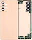 Sticlă Spate Samsung Galaxy A23 5G A236 2022 Pachet Service Portocalie