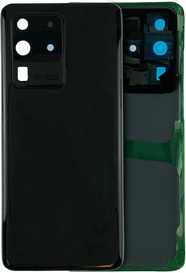 Back Cover Glas Kameraobjektiv Samsung Galaxy S20 Ultra Service Pack Kosmisch Schwarz