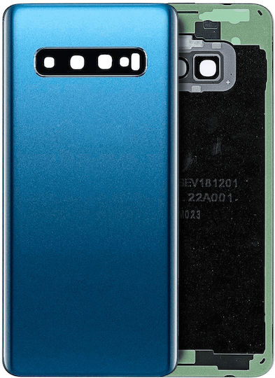 Заден Капак Стъкло Обектив Камера Samsung Galaxy S10 Сервизен Пакет Призм Син